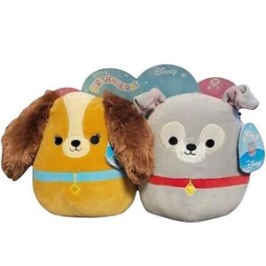 Squishmallow Perfect Pairs - Set of 2 Squishmallows  (1Lady and 1 Tramp 8" Set)
